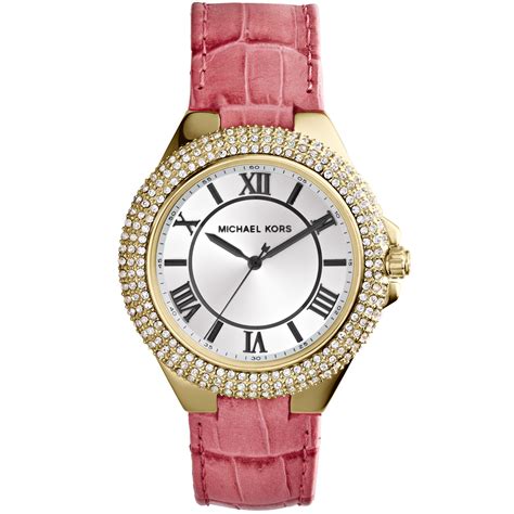 michael kors watch pink strap|More.